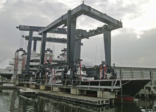 Portique mobile - MBH 220 - CIMOLAI TECHNOLOGY - de déchargement de navire