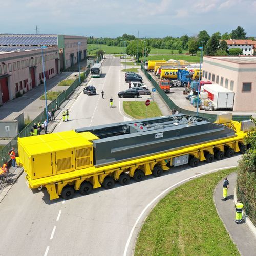 Chariot automoteur pour fortes charges - FBT 300 - CIMOLAI TECHNOLOGY - modulaire / pour chantier / à plateau