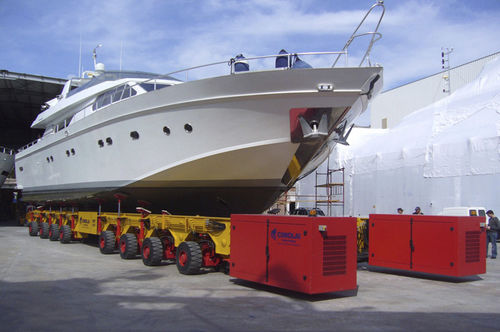 Remorque automotrice plus de 6 essieux - MBT 200 - CIMOLAI TECHNOLOGY - pour bateau