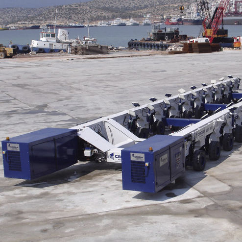 Remorque automotrice plus de 6 essieux - MBT 300t - 3 - CIMOLAI TECHNOLOGY - pour bateau