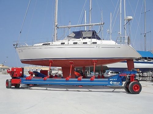 Remorque automotrice à 4 essieux - MBT 40t - 5 - CIMOLAI TECHNOLOGY - pour bateau