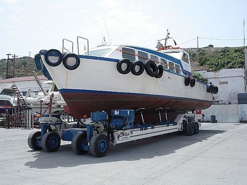 Remorque automotrice à 6 essieux - MBT 60t - 9 - CIMOLAI TECHNOLOGY - pour bateau
