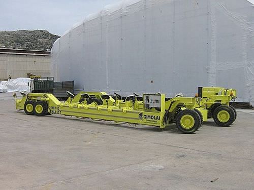 Remorque automotrice à 6 essieux - MBT 60t - 10 - CIMOLAI TECHNOLOGY - pour bateau