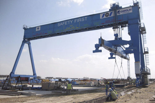 Portique sur rail - RGC 16 - CIMOLAI TECHNOLOGY