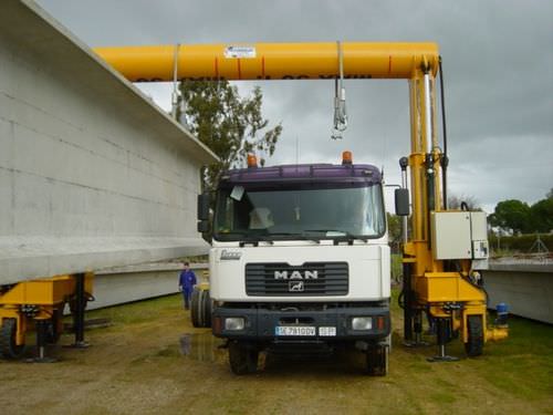 Portique sur pneus - MST 100 - 7 - CIMOLAI TECHNOLOGY - pour forage de tunnel / pour applications spéciales