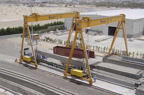 Portique sur rail - RGC 3 - CIMOLAI TECHNOLOGY - pour forage de tunnel