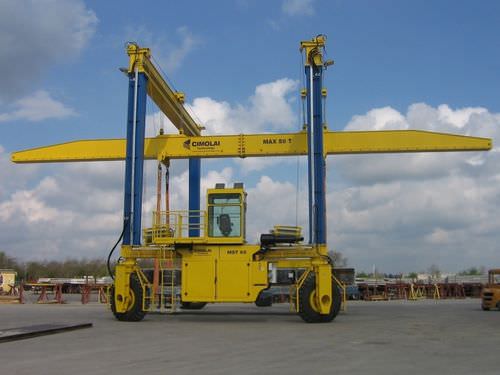 Portique sur pneus - MST 65 - 19 - CIMOLAI TECHNOLOGY - pour forage de tunnel / pour applications spéciales
