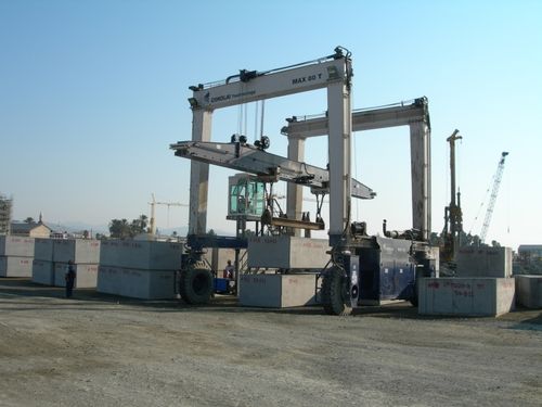 Portique sur pneus - MST 80 - 36 - CIMOLAI TECHNOLOGY - pour chantier de préfabriqués