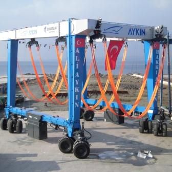 Portique sur pneus - MBH 560 - 55 - CIMOLAI TECHNOLOGY - pour applications marines