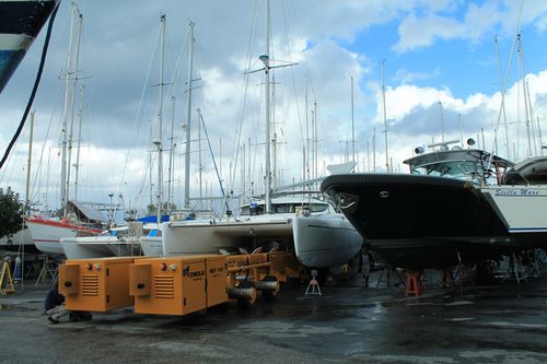 Chariot automoteur à 4 essieux - MBT 100 - CIMOLAI TECHNOLOGY - pour bateau