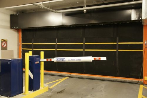 Porte à enroulement - Wilcox Door Service Inc - en caoutchouc / pour l'extérieur / rapide