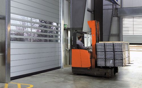 Porte à enroulement - Wilcox Door Service Inc - en métal / pour l'intérieur / industrielle