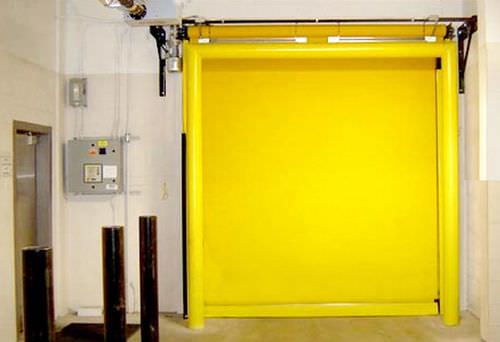 Porte à enroulement - Wilcox Door Service Inc - pour chambre froide / industrielle / pour congélateur
