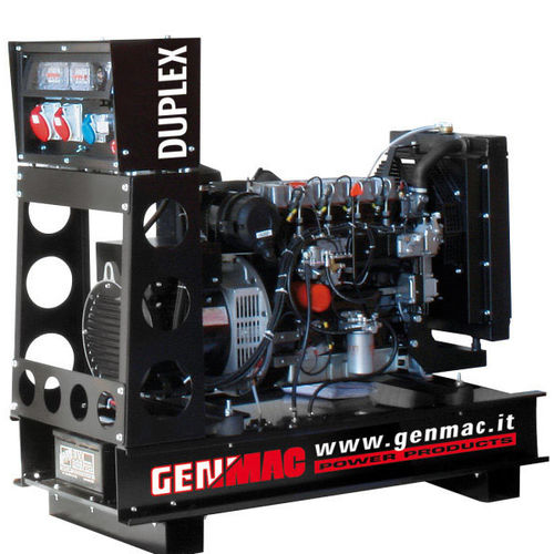 Groupe électrogène diesel - DUPLEX RG10PO - GENMAC SRL - monophasé / stationnaire / 50 Hz