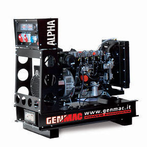 Groupe électrogène diesel - ALPHA G30IO - GENMAC SRL - triphasé / stationnaire / 50 Hz