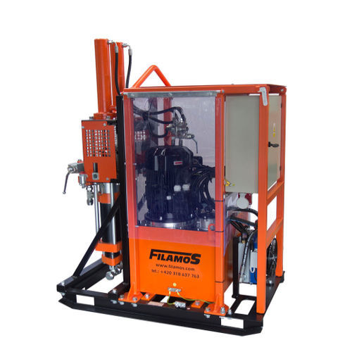Pompe pour ciment - IC 120  - Filamos - à commande hydraulique / stationnaire / industrielle
