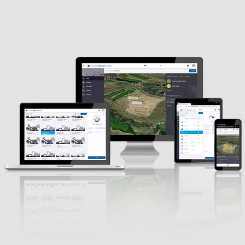 Logiciel de gestion - WorksManager - Trimble Navigation - Construction Division - de conception / de tableau de bord / de gestion de données
