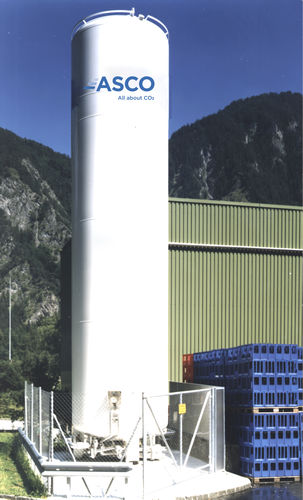 Réservoir pour gaz liquéfié - ASCO CARBON DIOXIDE - CO2 / N2O / en acier au carbone