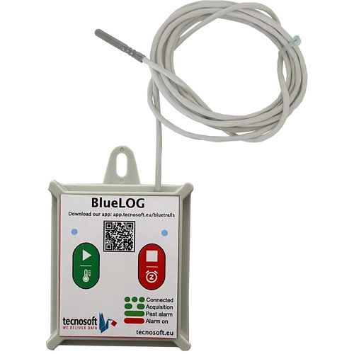 Enregistreur de données de température - BlueLOG P-80 - Tecnosoft - bluetooth / sans écran / pour applications alimentaires