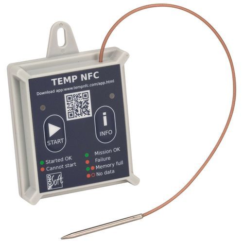 Enregistreur de données de température - TempNFC RCE -80 - Tecnosoft - NFC / sans écran / pour applications alimentaires