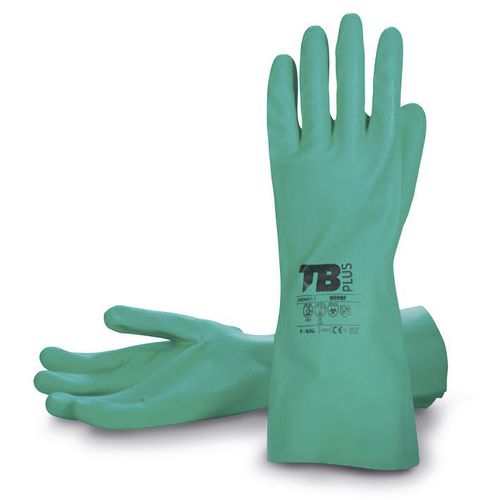 Gant de protection de travail - 9009LG - tomas bodero s.a. - pour l'industrie agroalimentaire / de protection chimique / en caoutchouc nitrile
