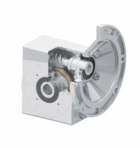 Réducteur à vis sans fin - HYDROMEC - orthogonal / pour électrovanne / en acier inoxydable