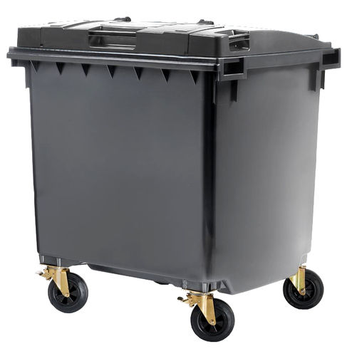 Conteneur à déchets en HDPE - SARTORI AMBIENTE S.R.L. - à chargement vertical / pour déchets urbains / avec couvercle