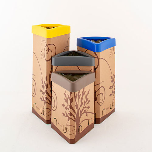 Poubelle en plastique recyclé - Delta light - SARTORI AMBIENTE S.R.L. - en carton / pour déchets ménagers / de tri sélectif