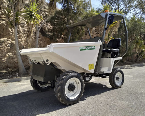 Dumper sur pneus - D-1750 - Piquersa Maquinaria, S.A. - hydraulique / diesel / à déchargement frontal
