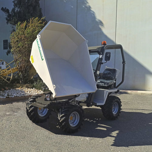Dumper sur pneus - D-1750-DG - Piquersa Maquinaria, S.A. - diesel / à déchargement frontal / à déchargement par l'arrière