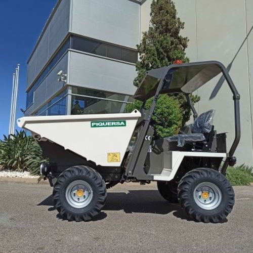 Dumper sur pneus - D-1750H-DA - Piquersa Maquinaria, S.A. - diesel / à déchargement frontal