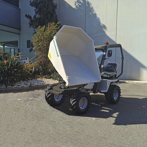 Mini-dumper sur pneus - D-2000H-DG - Piquersa Maquinaria, S.A. - diesel / à déchargement frontal / autochargeuse