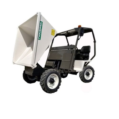 Dumper sur pneus - D-2500 - Piquersa Maquinaria, S.A. - diesel / à déchargement frontal / à benne élévatrice