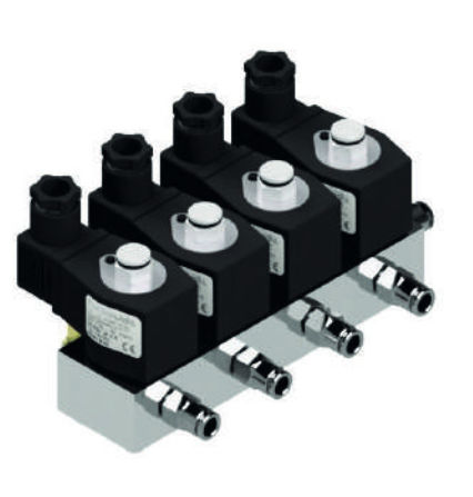 Manifold 3 voies - 9214210 - Thermoval - en aluminium / pour applications hydrauliques / pour air