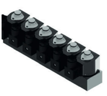 Manifold 3 voies - 19935 - Thermoval - en aluminium / hydraulique / d'eau
