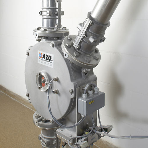 Vanne d'aiguillage 2 voies - RW GE series - AZO Group - pour transport pneumatique / pour produits alimentaires / pour plastique