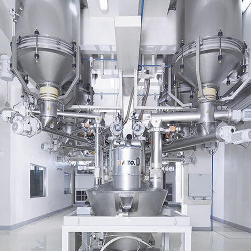 Unité de dosage de poudre - DFS...DE series - AZO Group - pondérale / à vis / pour l'industrie agroalimentaire