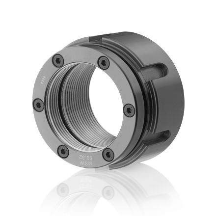 Contre-écrou cylindrique - MSW series - SPIETH-MASCHINENELEMENTE GmbH & Co KG - en métal / de précision