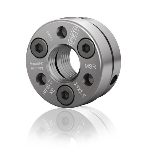 Contre-écrou de précision - MSR series - SPIETH-MASCHINENELEMENTE GmbH & Co KG - cylindrique / frein / en acier