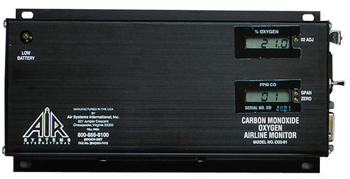 Détecteur de gaz - CO-91 series  - Air Systems International - de monoxyde de carbone / portable