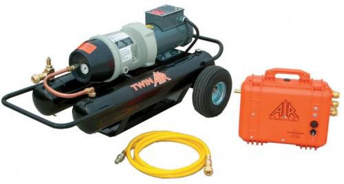 Compresseur à piston - Twin-Air™ - Air Systems International - d'air respirable / à moteur électrique / sur roulette