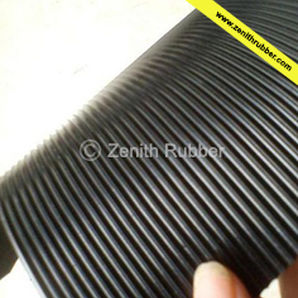Tapis antidérapant - MR series - Zenith Industrial Rubber Products Pvt. Ltd. - à stries fines / en caoutchouc