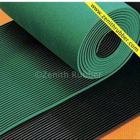 Tapis antidérapant - MN series - Zenith Industrial Rubber Products Pvt. Ltd. - à stries fines / en caoutchouc