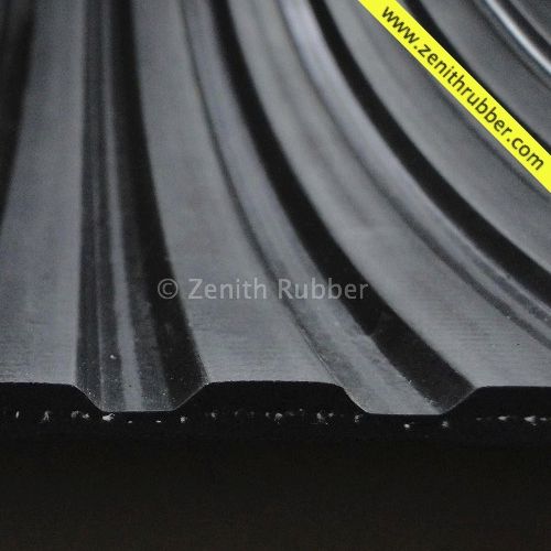 Tapis antidérapant - CR series - Zenith Industrial Rubber Products Pvt. Ltd. - à côtes larges / en polymère / pour zone humide