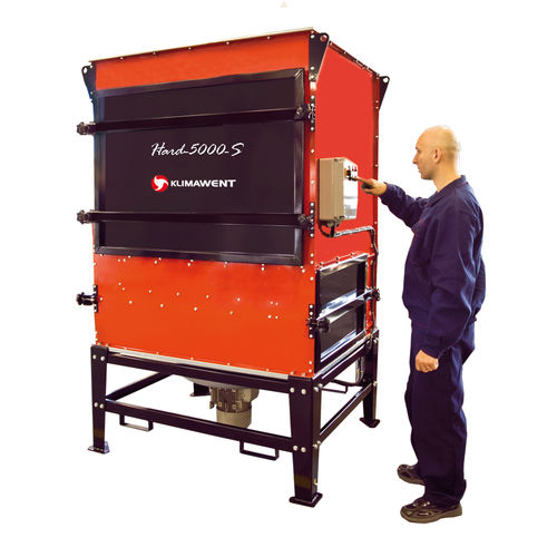 Aspirateur de fumée mobile - HARD-S series - KLIMAWENT - de soudage / à filtre au charbon actif / avec bras d'aspiration multiples
