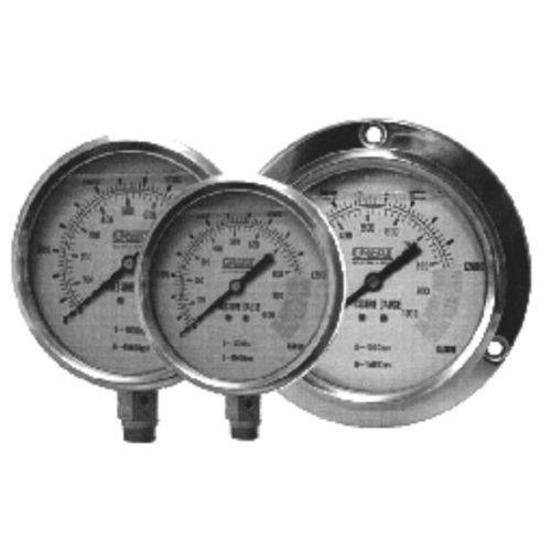Manomètre analogique - GRIPHOLD ENGINEERING - fileté / en acier inoxydable / à soufflet