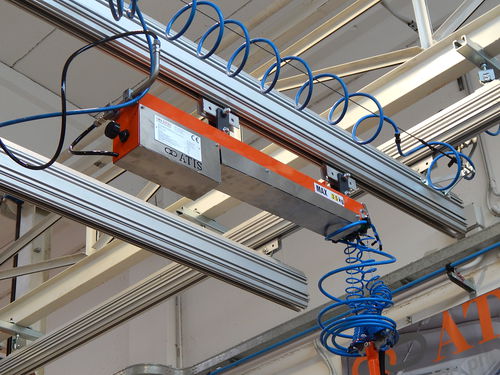 Manipulateur pneumatique - Atisacer 150 - ATIS s.r.l. - avec prise / suspendu sur rail