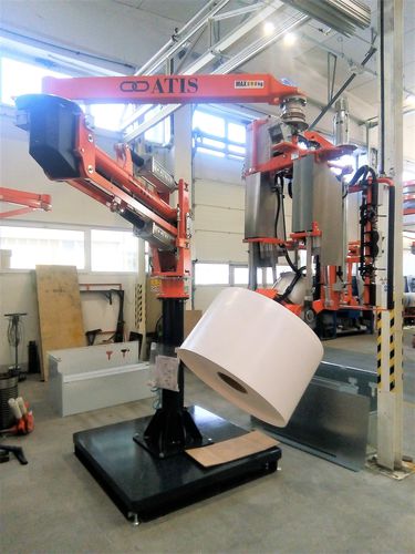Bras manipulateur pneumatique - Atismirus 500  - ATIS s.r.l. - avec système de serrage / pour soulever / de chargement