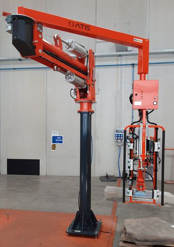 Manipulateur pneumatique - Atismirus 300 VT - ATIS s.r.l. - avec prise / sur colonne