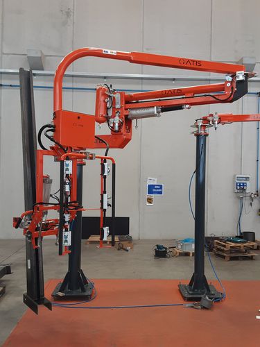 Manipulateur pneumatique - ATISmirus 100 PP - ATIS s.r.l. - avec prise / pour soulever / sur colonne